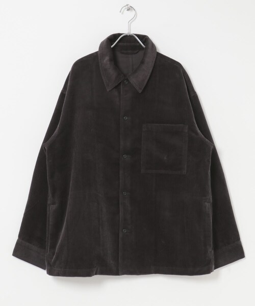 URBAN RESEARCH DOORS(アーバンリサーチドアーズ)の「FORK&SPOON コーデュロイカバーオールジャケット(カバーオール・メンズ・ECRU/CHARCOAL/BROWN・4/5)」の14枚目の写真