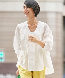 nissen | Vネックビッグブラウス【OtonaSMILE】(シャツ/ブラウス)