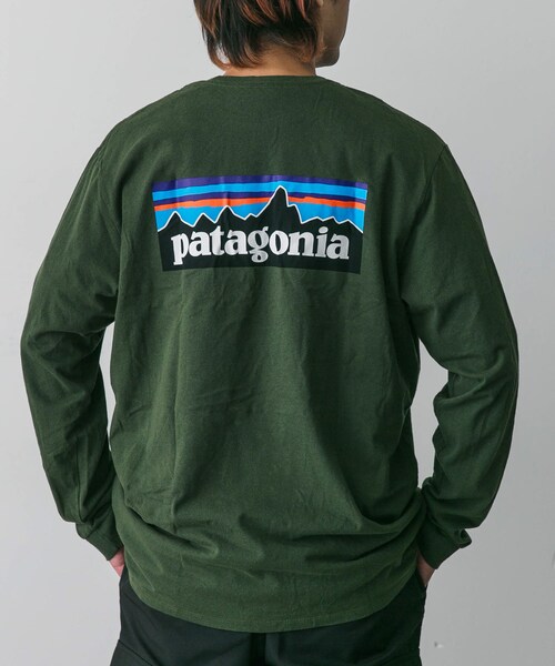 URBAN RESEARCH DOORS(アーバンリサーチドアーズ)の「patagonia Long-Sleeve P-6 Logo Re-T-shirts(Tシャツ/カットソー・メンズ・TPGN/WHI/BLK・S/M/L/XL)」の4枚目の写真