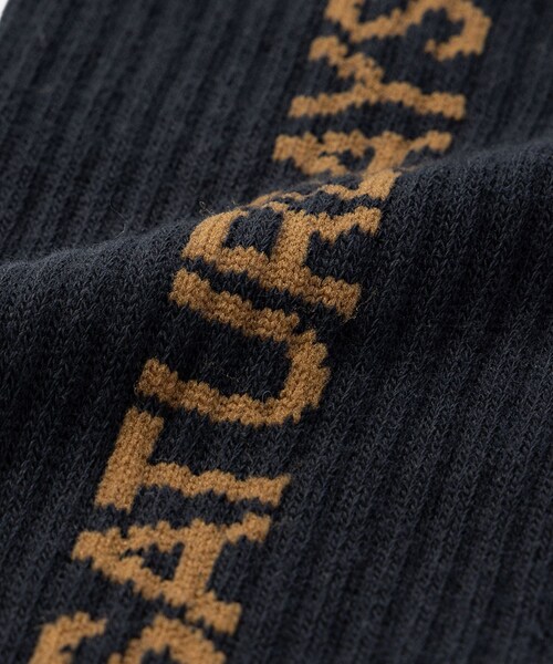 Saturdays NYC(サタデーズ ニューヨークシティ )の「Logo Socks(ソックス/靴下・レディース・ブルー/ワイン・F)」の8枚目の写真