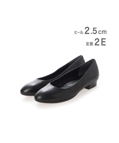 イング ing ローヒールブラックパンプス