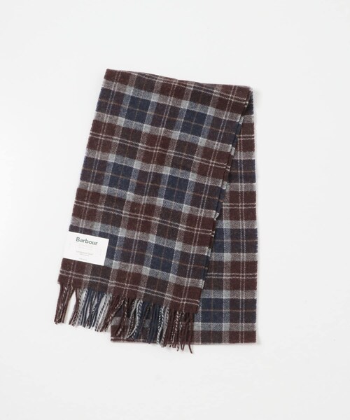 Barbour　tartan lambswool scarf