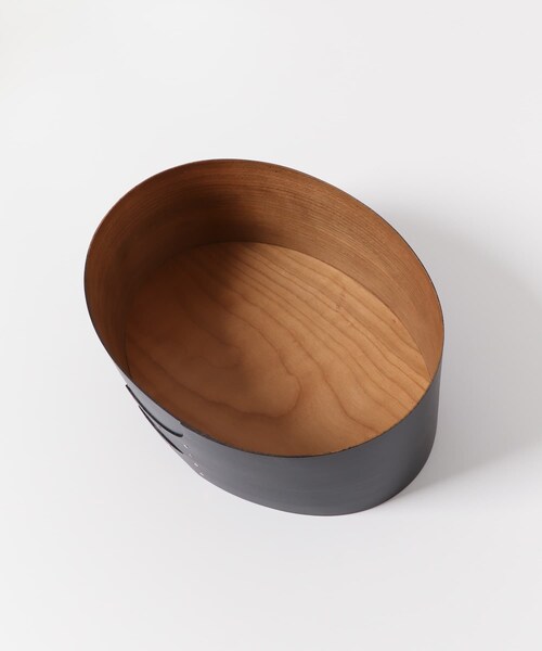 URBAN RESEARCH DOORS(アーバンリサーチドアーズ)の「『WEB限定』AXCIS シェーカーオーバルボックス M ブラック(インテリア雑貨・メンズ・ブラック・M)」の13枚目の写真