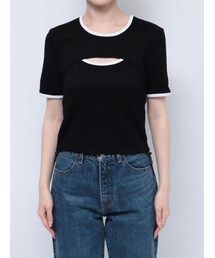 EMODA | ドローストリング2WAYトップ(Tシャツ/カットソー)