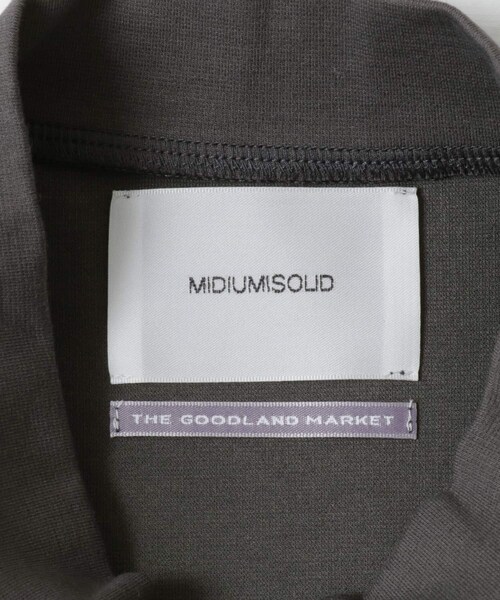 THE GOODLAND MARKET（ザグッドランドマーケット）の「『別注』MIDIUMISOLID×TGM　Recycled polyester PULLOVER（Tシャツ/カットソー・レディース・L.Beige/C.Gray/BLACK・one）」の15枚目の写真
