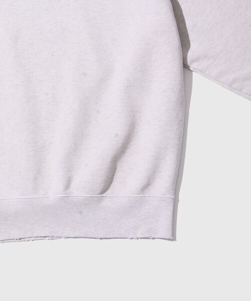 ADAM ET ROPE'（アダムエロペ）の「【FACCIES/ファッチーズ】AGING FADE SWEAT(SOFT)（スウェット・メンズ・ブラック/グレー・1/2）」の10枚目の写真