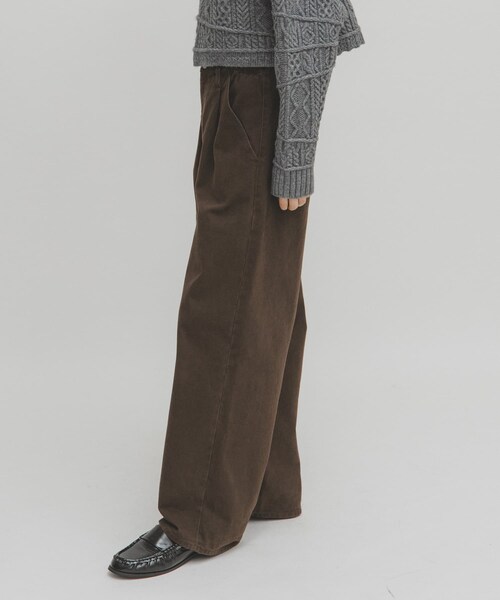 KBF（ケイビーエフ）の「フリルウエストツイルパンツ（その他パンツ・レディース・BEIGE/GRAY/BROWN・One）」の19枚目の写真