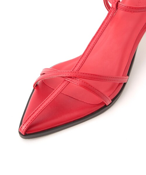 VIS（ビス）の「ナロークロスメタルヒールサンダル（サンダル・レディース・ブラック/レッド・L/M/S）」の19枚目の写真