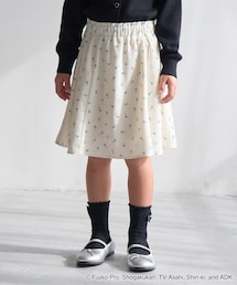 ROPE' PICNIC（ロペピクニック）の「【KIDS】【ドラえもんコレクション】ギャザースカート/リンクコーデ（スカート・キッズ）」