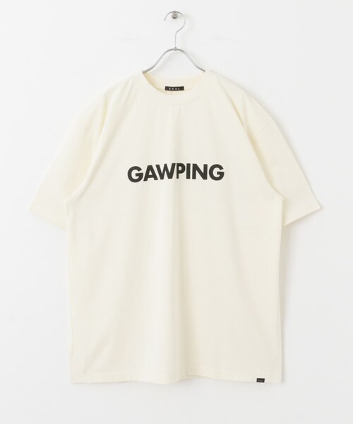 EKAL（エカル）の「『UR TECH ひやサラクール』 GAWPING T-SHIRTS（Tシャツ/カットソー・メンズ・オフホワイト/ブラック・M/L）」の11枚目の写真