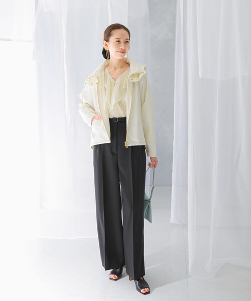 URBAN RESEARCH ROSSO（アーバンリサーチロッソ）の「『WEB限定』フードマウンテンパーカー（マウンテンパーカー・レディース・CHARCOAL/IVORY/YELLOW・FREE）」の16枚目の写真