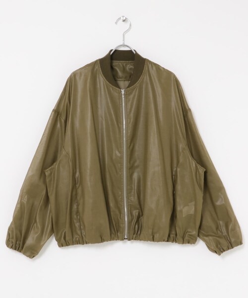 URBAN RESEARCH ROSSO（アーバンリサーチロッソ）の「CHIGNON　シアーチンツブルゾン（ブルゾン・レディース・ECRU/KHAKI・Free）」の2枚目の写真