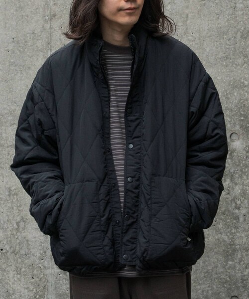 URBAN RESEARCH Sonny Label（アーバンリサーチサニーレーベル）の「リバーシブルスタンドブルゾン（ブルゾン・メンズ・ブラック/ネイビー・M/L/XL）」の13枚目の写真