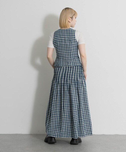THE GOODLAND MARKET（ザグッドランドマーケット）の「PALIT　Jane Skirt Gingham（スカート・レディース・GINGAM・Free）」の4枚目の写真