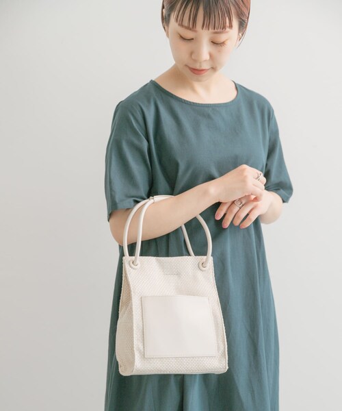 ITEMS URBANRESEARCH（アイテムズ アーバンリサーチ）の「ザツザイ2WAYミニトート（トートバッグ・レディース・OFF/CHA/BEG・-）」の9枚目の写真