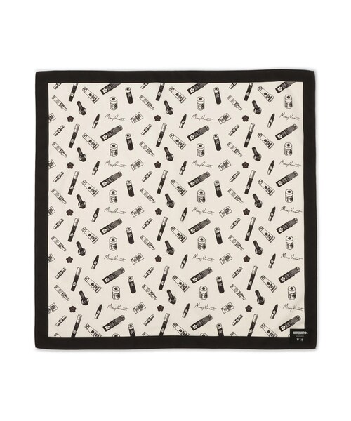 VIS(ビス)の「【MARY QUANT×VIS】アソートスカーフ 70×70(バンダナ/スカーフ・レディース・チャコール/キナリ・F)」の18枚目の写真