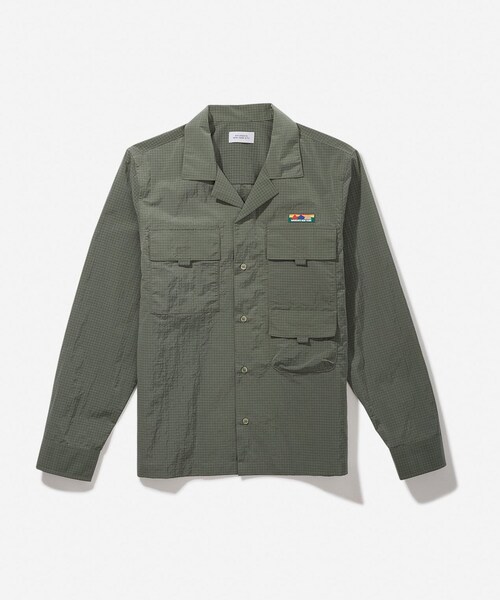 Saturdays NYC(サタデーズ ニューヨークシティ )の「MARCO FISHING SHIRT(シャツ/ブラウス・レディース・チャコール/パープル・XS)」の3枚目の写真