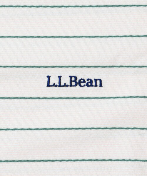 URBAN RESEARCH DOORS（アーバンリサーチドアーズ）の「L.L.Bean JAPAN EDITION　LONGSLEEVESTRIPEDT-SHIRTS（Tシャツ/カットソー・レディース・OFF/GREEN/BIRCH/YEL/NAVY/TEAL/GREY/RED・M）」の12枚目の写真