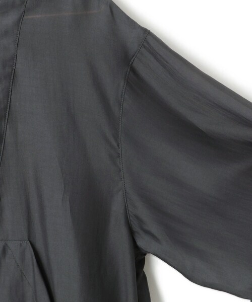 ROPE' PICNIC（ロペピクニック）の「【emur/エミュール】エアリーローンアノラックパーカー（ブルゾン・レディース・チャコール/オフホワイト/ブラウン・38）」の8枚目の写真