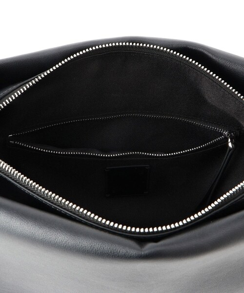ADAM ET ROPE'(アダムエロペ)の「【WEB限定】スプリットレザーHOBOバッグ(ハンドバッグ・レディース・ブラック/ベージュ・F)」の16枚目の写真