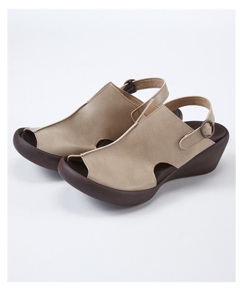 nissen（ニッセン）の「リゲッタスマイル　カバーサンダル（ゆったりワイズ）（サンダル・メンズ・黒/アイボリー/ライトオーク・M=23.0~23.5cm/4E/L=24.0~24.5cm/4E/LL=25.0~25.5cm/4E/XL=26.0~26.5cm/4E）」の10枚目の写真