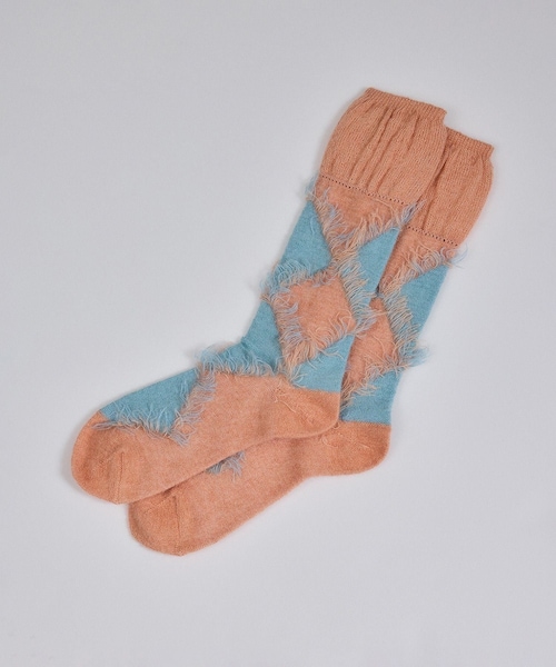 ADAM ET ROPE'(アダムエロペ)の「【CONLEAD(コンリード)】Fancy / アーガイルソックス(ソックス/靴下・レディース・パープル系/レッド系/ピンク系/イエロー系・F)」の12枚目の写真