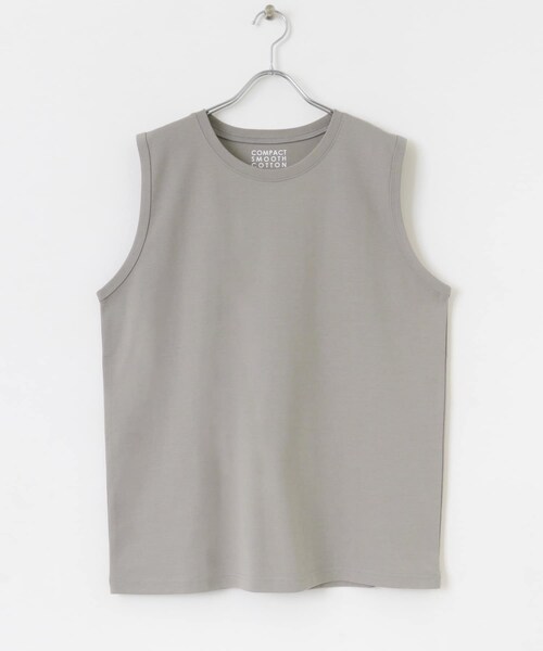 URBAN RESEARCH Sonny Label（アーバンリサーチサニーレーベル）の「コンパクトスムースベーシックタンクトップ（タンクトップ・メンズ・ホワイト/ブラック/グレー・M/L）」の3枚目の写真