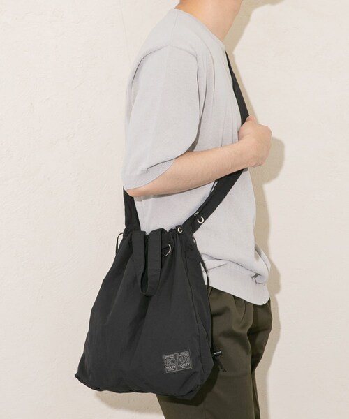 RODE SKO（ロデスコ）の「『ユニセックス』ミニロクヨンギャザーショルダートート（ショルダーバッグ・メンズ・KHAKI/BLACK/GREIGE・one）」の9枚目の写真