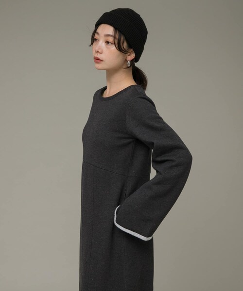 URBAN RESEARCH Sonny Label（アーバンリサーチサニーレーベル）の「リラクシースウェットドレスワンピース（ワンピース・レディース・チャコール/グレー/ブラウン・FREE）」の8枚目の写真