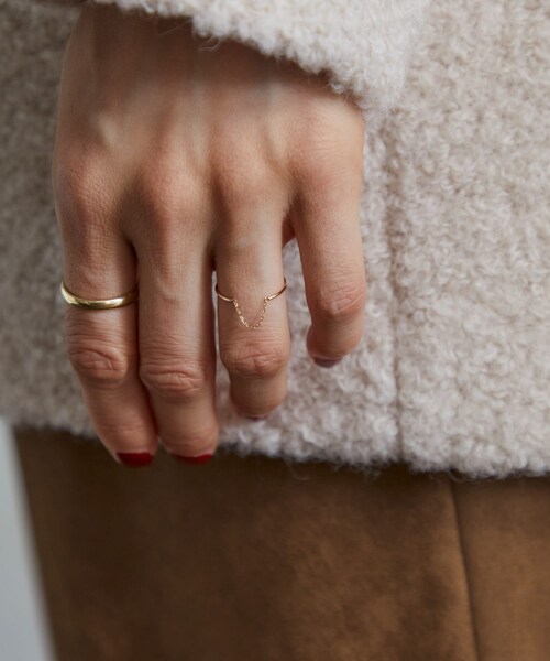 URBAN RESEARCH（アーバンリサーチ）の「ff by decor urban research　Sway chain ring（リング・レディース・GOLD・9/11/13）」の8枚目の写真