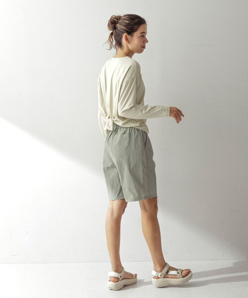 URBAN RESEARCH Sonny Label（アーバンリサーチサニーレーベル）の「SLAB　Backdesign Rashguard（その他トップス・レディース・ブラック/エクリュ/グレージュ・FREE）」の11枚目の写真