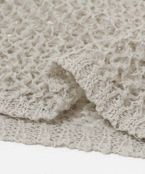 LAATO（ラート）の「tulle mesh knit tank（ニット/セーター・レディース・ミスト/インク・FREE）」の13枚目の写真