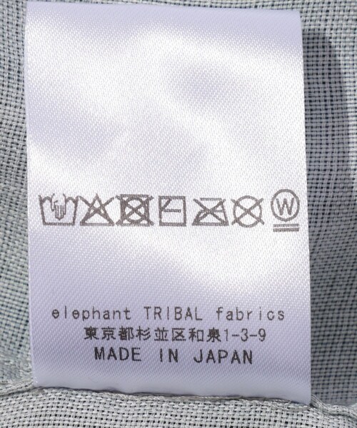 ADAM ET ROPE'(アダムエロペ)の「【elephant TRIBAL fabrics/エレファントトライバルファブリクス】ON THE WAY CHECK SHIRT(シャツ/ブラウス・メンズ・カーキ・F)」の13枚目の写真