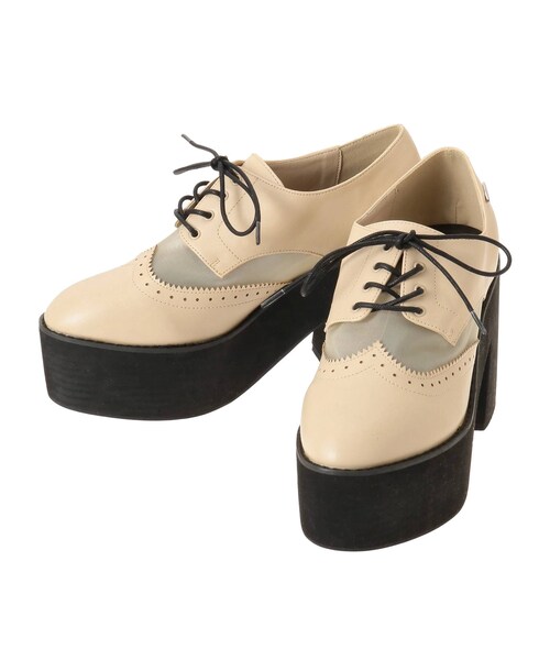 EATME（イートミー）の「シースルーマニッシュシューズ（その他シューズ・レディース・ブラック/ベージュ・S/M/L）」の4枚目の写真