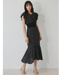 LAGUNAMOON | ドットラッフルワンピース(ワンピース)