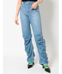 EVRIS | ドレープデザインワイドデニムパンツ(デニムパンツ)