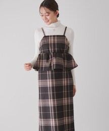 Jayro | チェック柄ペプラムワンピース(ワンピース)