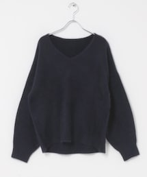 URBAN RESEARCH ROSSO WOMEN | 『WEB限定』ボリュームスリーブエアリーVネックニット(ニット/セーター)