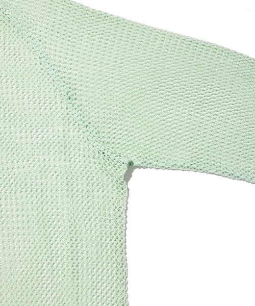 ADAM ET ROPE'（アダムエロペ）の「【URU/ウル】CREW NECK KNIT（ニット/セーター・メンズ・キナリ/ターコイズ・F）」の6枚目の写真
