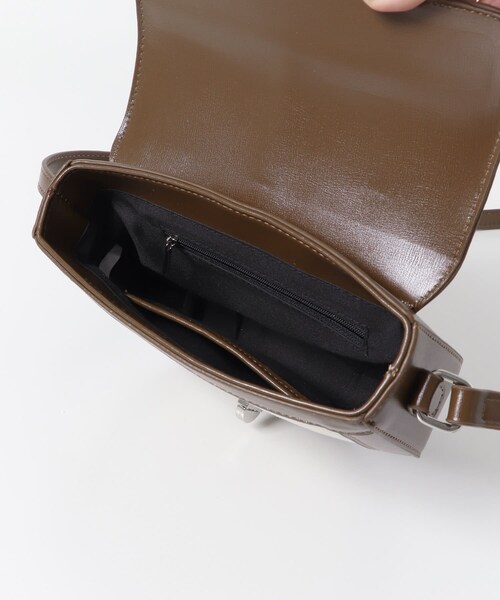 URBAN RESEARCH ROSSO（アーバンリサーチロッソ）の「キャンバスコンビショルダーバッグ（ショルダーバッグ・レディース・OFFWHITE/D/BROWN/BLACK・-）」の13枚目の写真