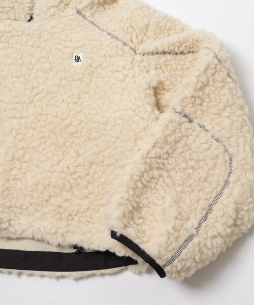 URBAN RESEARCH(アーバンリサーチ)の「Bacon W CLAIM(パーカー・レディース・BLACK/B CREAM・S)」の6枚目の写真