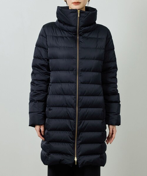 ROPE'(ロペ)の「サテンロング丈ダウンコート/イージーケア(ダウンジャケット/コート・レディース・ブラック/ネイビー・36/38)」の22枚目の写真