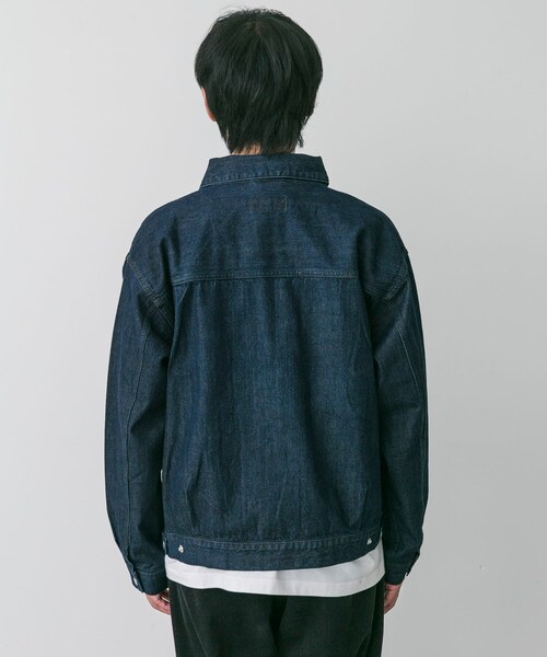 URBAN RESEARCH DOORS（アーバンリサーチドアーズ）の「ENDS and MEANS　Denim Jacket（デニムジャケット・メンズ・Indigo/Black・M/L）」の7枚目の写真
