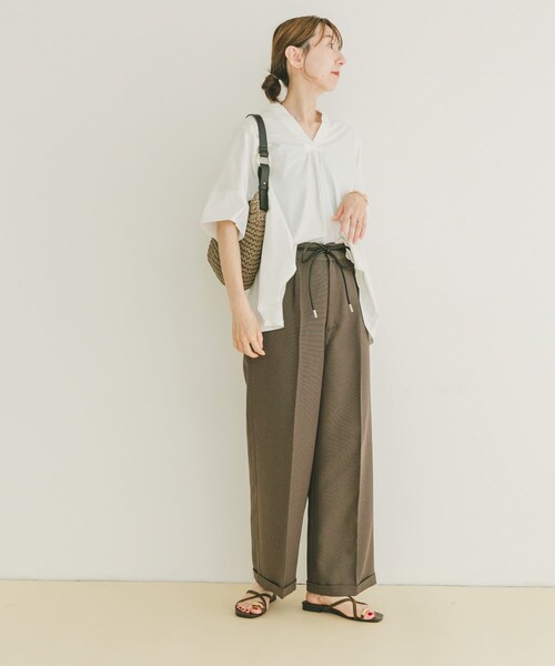 ITEMS URBANRESEARCH（アイテムズ アーバンリサーチ）の「フハクライクスキッパープルオーバー（Tシャツ/カットソー・レディース・BLU/BLK/WHT・FREE）」の9枚目の写真