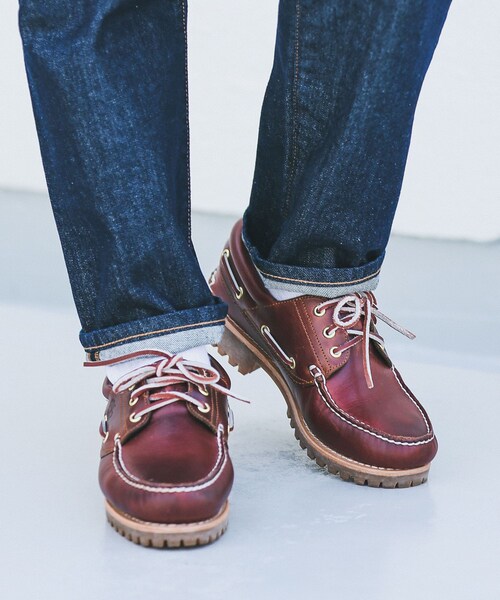 URBAN RESEARCH Sonny Label（アーバンリサーチサニーレーベル）の「TimberLand　3 eye classic（その他シューズ・メンズ・バーガンディ・25/25.5/26/26.5）」の3枚目の写真