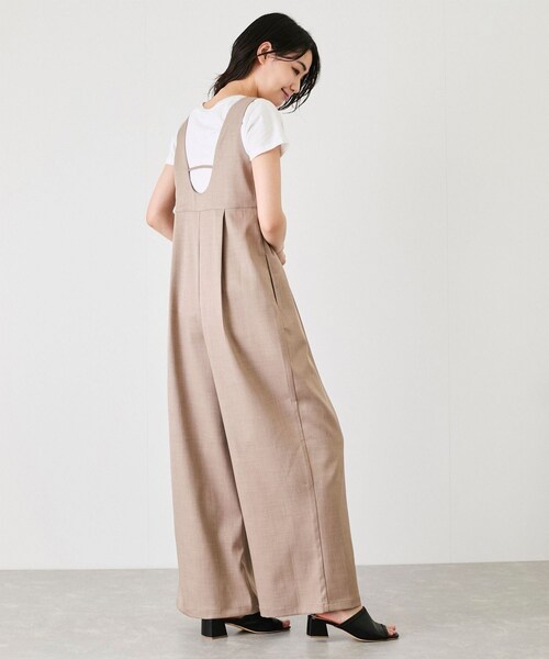 Jayro（ジャイロ）の「【EC限定】フロントジップサロペット（サロペット/オーバーオール・レディース・チャコール/グレー/ブラウン系/ベージュ・M）」の17枚目の写真