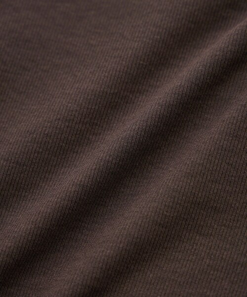 ROPE'（ロペ）の「コンフォートリブハーフスリーブカットソー(5分袖)/イージーケア・接触冷感（Tシャツ/カットソー・レディース・ブラック/ブラウン/サックス・F）」の21枚目の写真