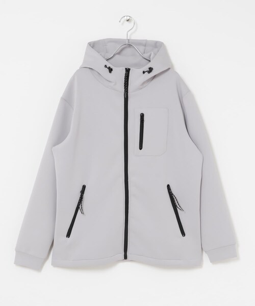 ITEMS URBANRESEARCH(アイテムズ アーバンリサーチ)の「調温機能ストレッチダンボールパーカー(楽着シリーズ)(パーカー・メンズ・BLK/GRY/NVY・M/L)」の18枚目の写真