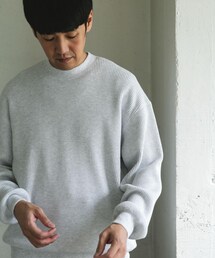 URBAN RESEARCH DOORS（アーバンリサーチドアーズ）の「『UR TECH』ワッフルロングスリーブTシャツ（Tシャツ/カットソー・メンズ）」