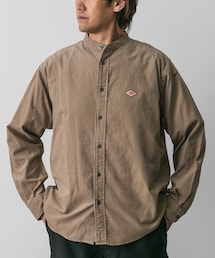 URBAN RESEARCH DOORS | DANTON　BAND COLLAR SHIRTS LONG-SLEEVE(シャツ/ブラウス)